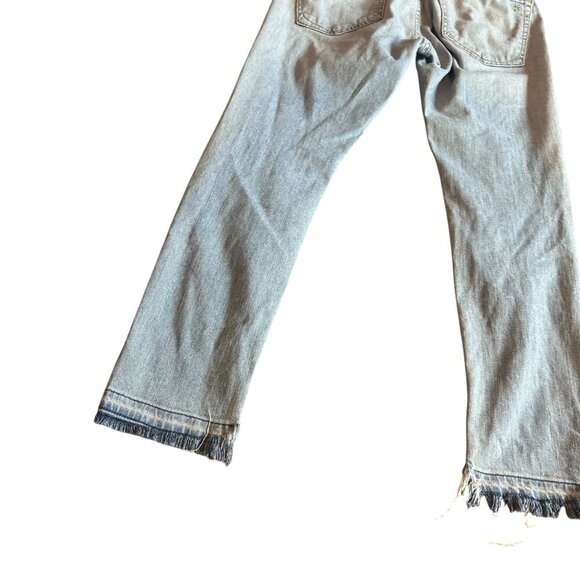 Rag & Bone Dre Capri Distressed Jeans Casual Light Wash Marina Size 28 Women's - Picture 9 of 12